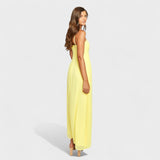 Flóssi - Yellow maxi dress