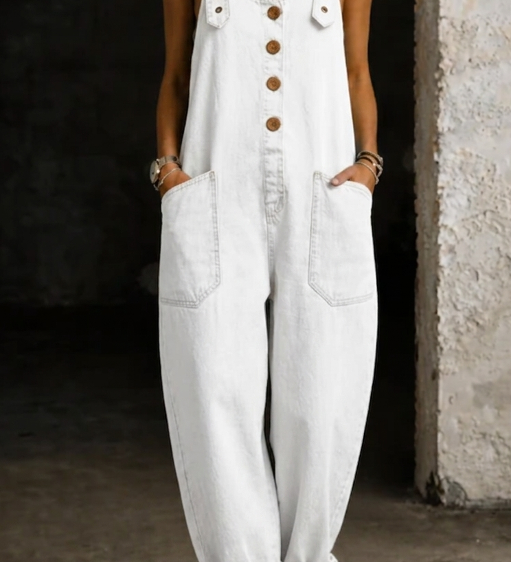 Moxelle | Classic Denim Overalls