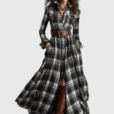 Mireline - Classic Button-Up Shirt Dress