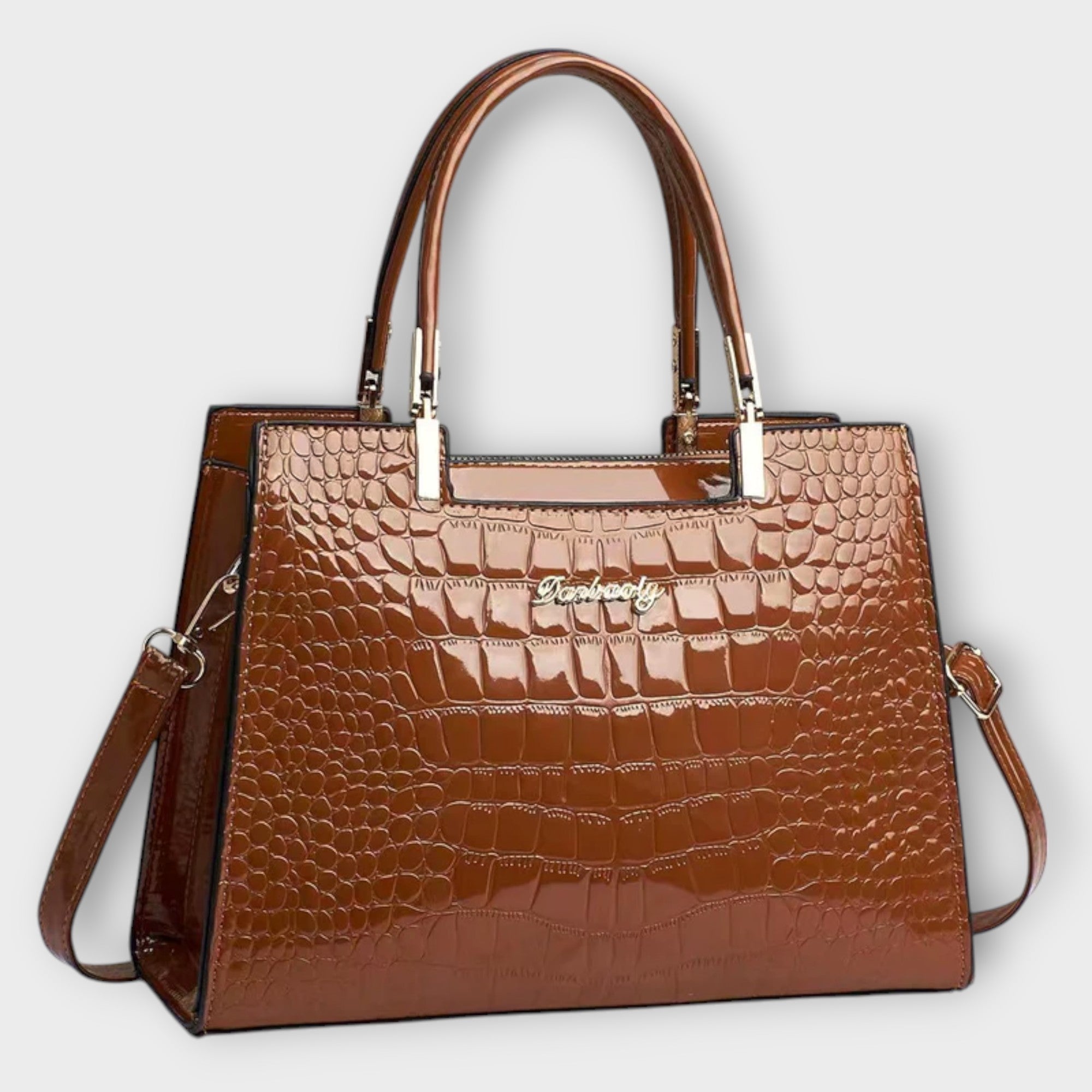 Shiny Croco Handmade Bag
