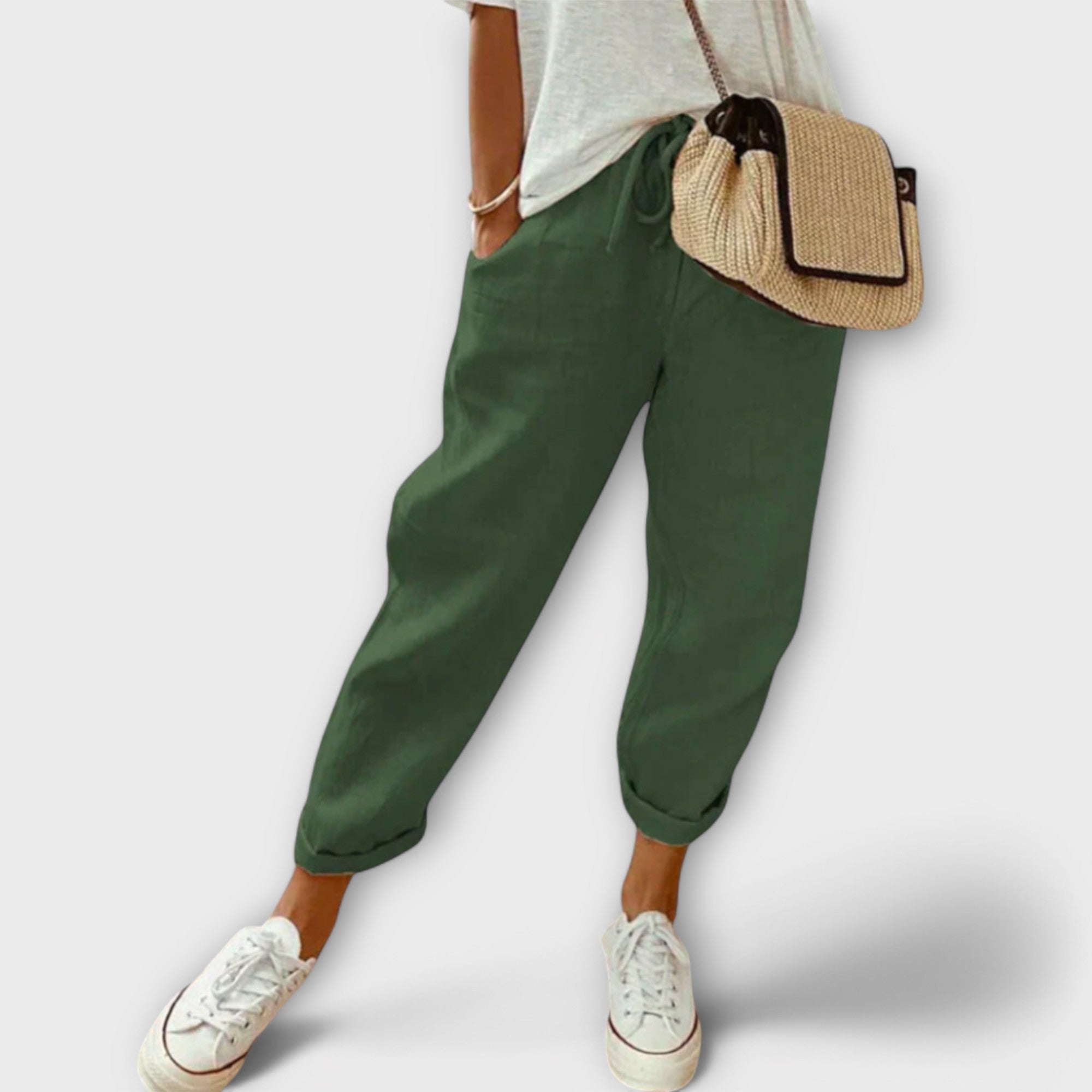 Bibi - Modern and comfortable linen trousers