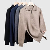 Levente - Kashmir Thin Quarter Zip Sweater Gstaad