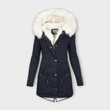 Ivara - Waterproof winter coat with fur lining