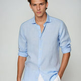 Essential Linen Shirt - Light Blue