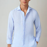 Essential Linen Shirt - Light Blue