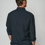 Essential Linen Shirt - Navy Blue