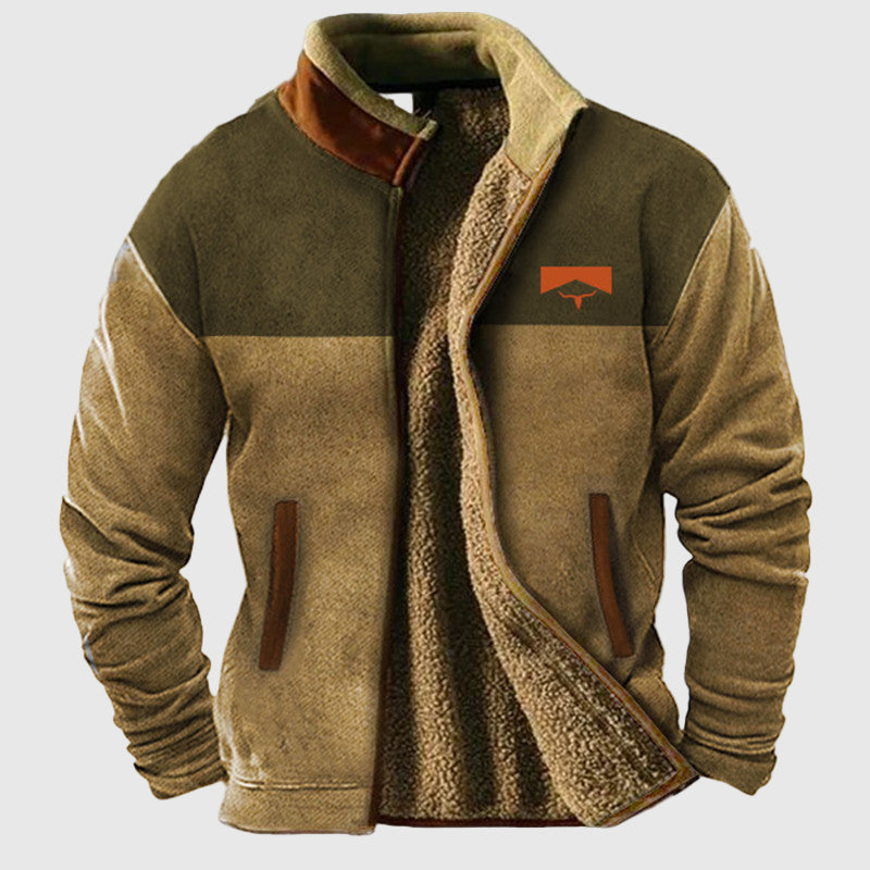 Stefan - Stylish fleece pullover with thermal lining