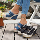 Atelier | Worn-Edge Wedge Sandals