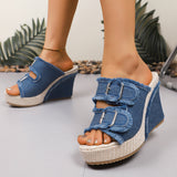 Atelier | Worn-Edge Wedge Sandals