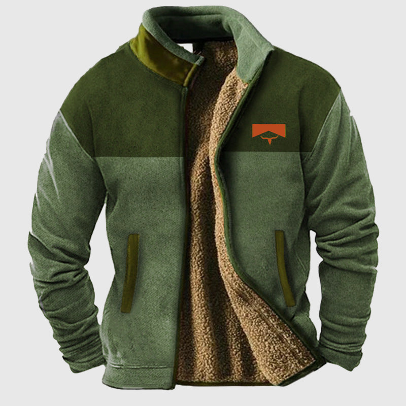 Stefan - Stylish fleece pullover with thermal lining