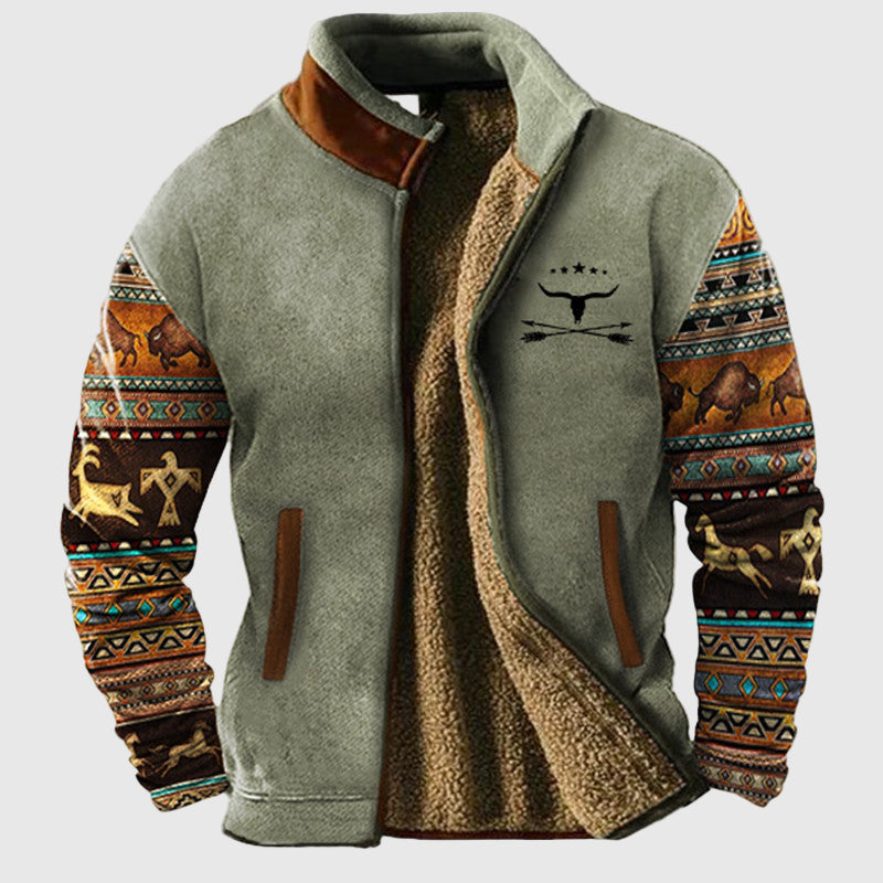 Stefan - Stylish fleece pullover with thermal lining