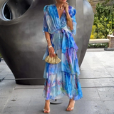 Cassia – Elegant Chiffon Dress