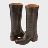 Classic riding boots with a high top
