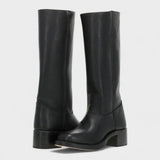 Classic riding boots with a high top