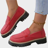 Thick-soled moccasins