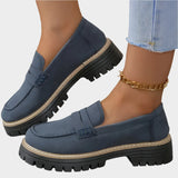 Thick-soled moccasins