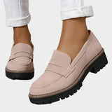 Thick-soled moccasins