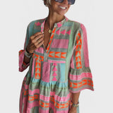Alena - Colorful Boho Dress