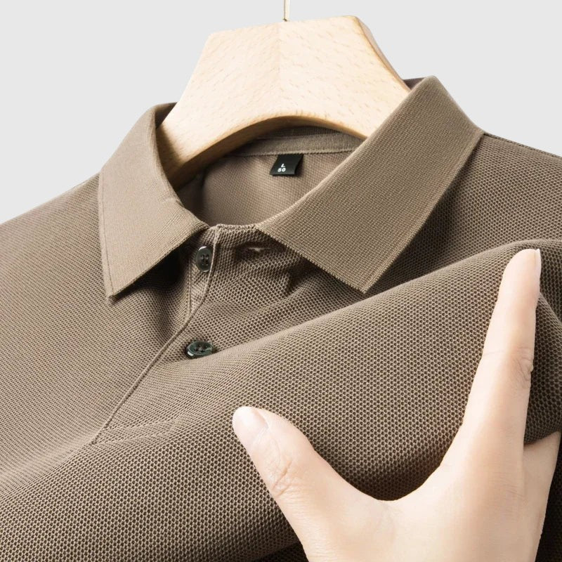 Aladár - Comfortable cotton polo shirt
