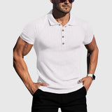 Henrik – Elegant striped polo shirt