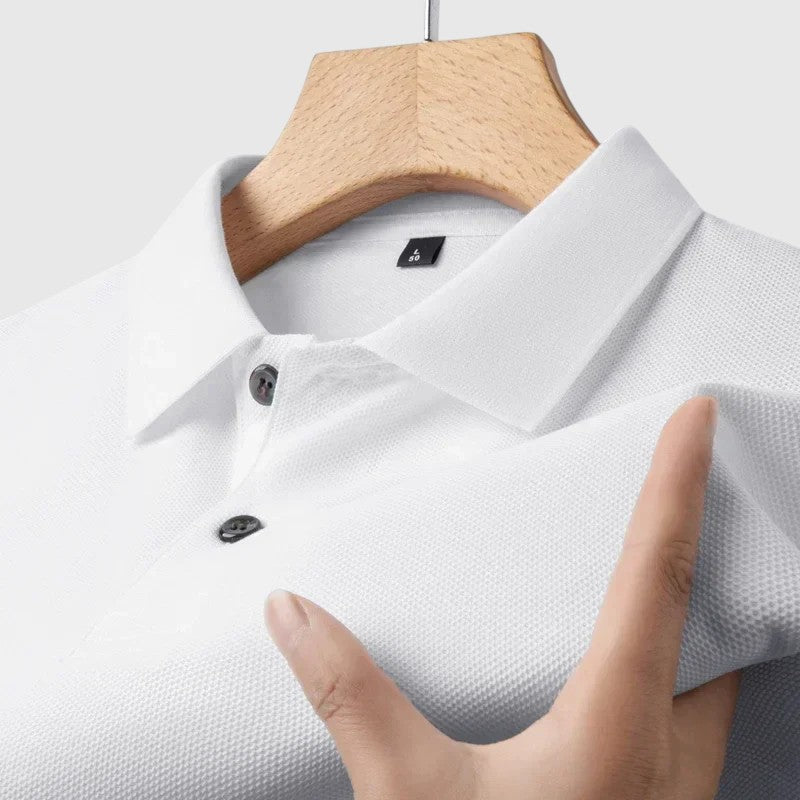 Aladár - Comfortable cotton polo shirt