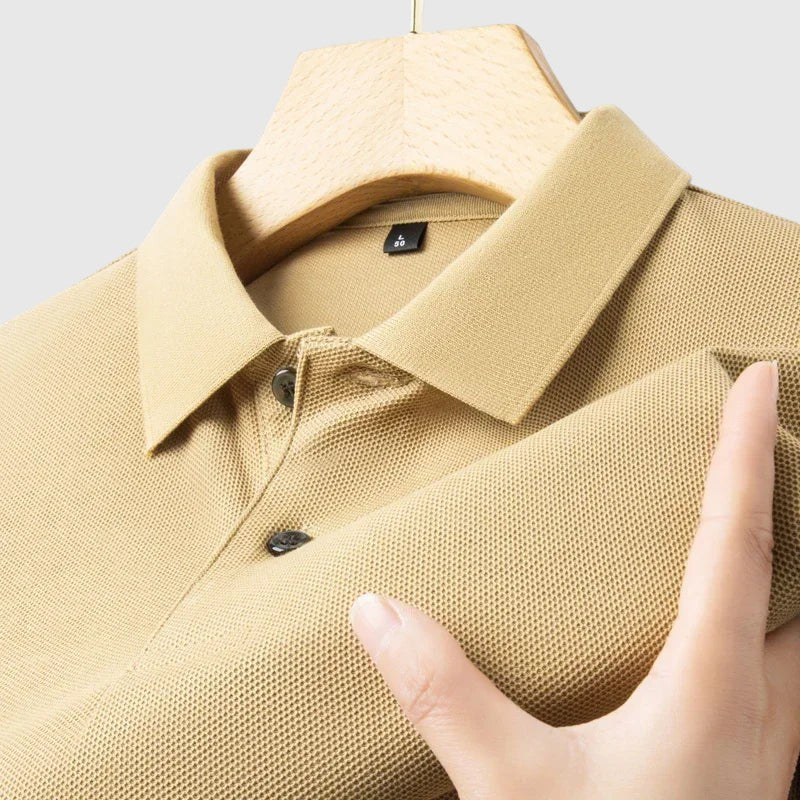Aladár - Comfortable cotton polo shirt