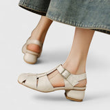Terézia - Elegant Leather Sandals