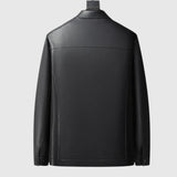 Men's elegant leather jacket