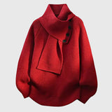 Arielle - Comfortable Shawl Neck Jumper
