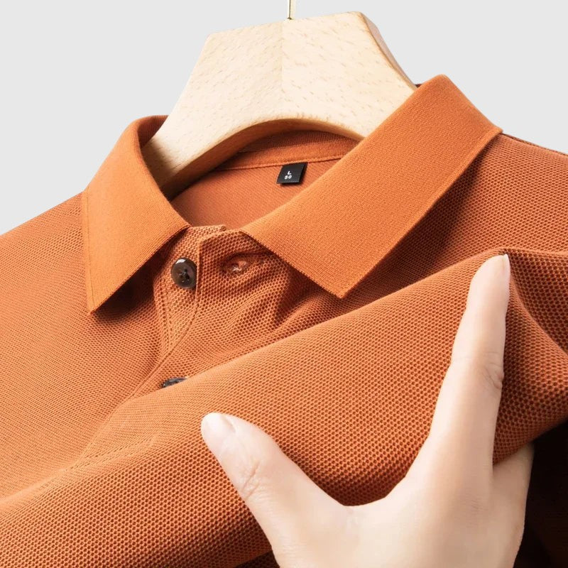 Aladár - Comfortable cotton polo shirt