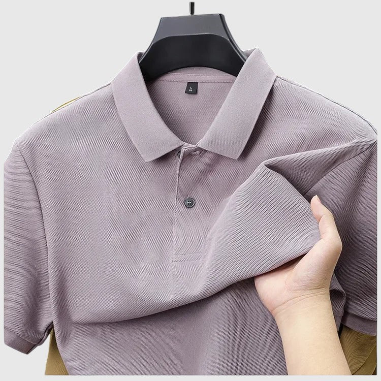 Aladár - Comfortable cotton polo shirt
