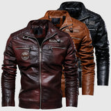 György - Faded leather jacket
