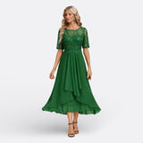 Mariana - Lace Short Sleeve Dress