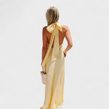 Martina - Satin Bow Dress