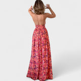Florária - Long dress with dumbbells