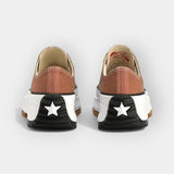 Modern sport shoes with thick soles