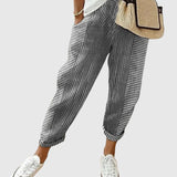 Nina - Elegant striped trousers