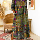 Manuela | Ethnic Patchwork Denim Dress