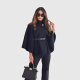 LEA - Stylish jacket with butterfly sleeves and a belt