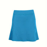 High waisted shorts with skirt