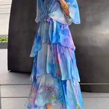 Cassia – Elegant Chiffon Dress