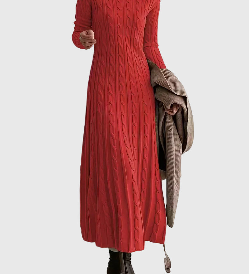 Vanessa - Elegant Knitted Maxi Dress