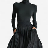 Raquel | High-waisted maxi dress