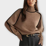Dana - Soft and elegant sweater with a high collar