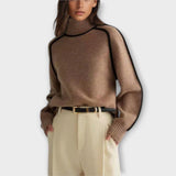Dana - Soft and elegant sweater with a high collar