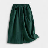 Midi skirt in vintage style
