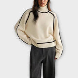 Dana - Soft and elegant sweater with a high collar