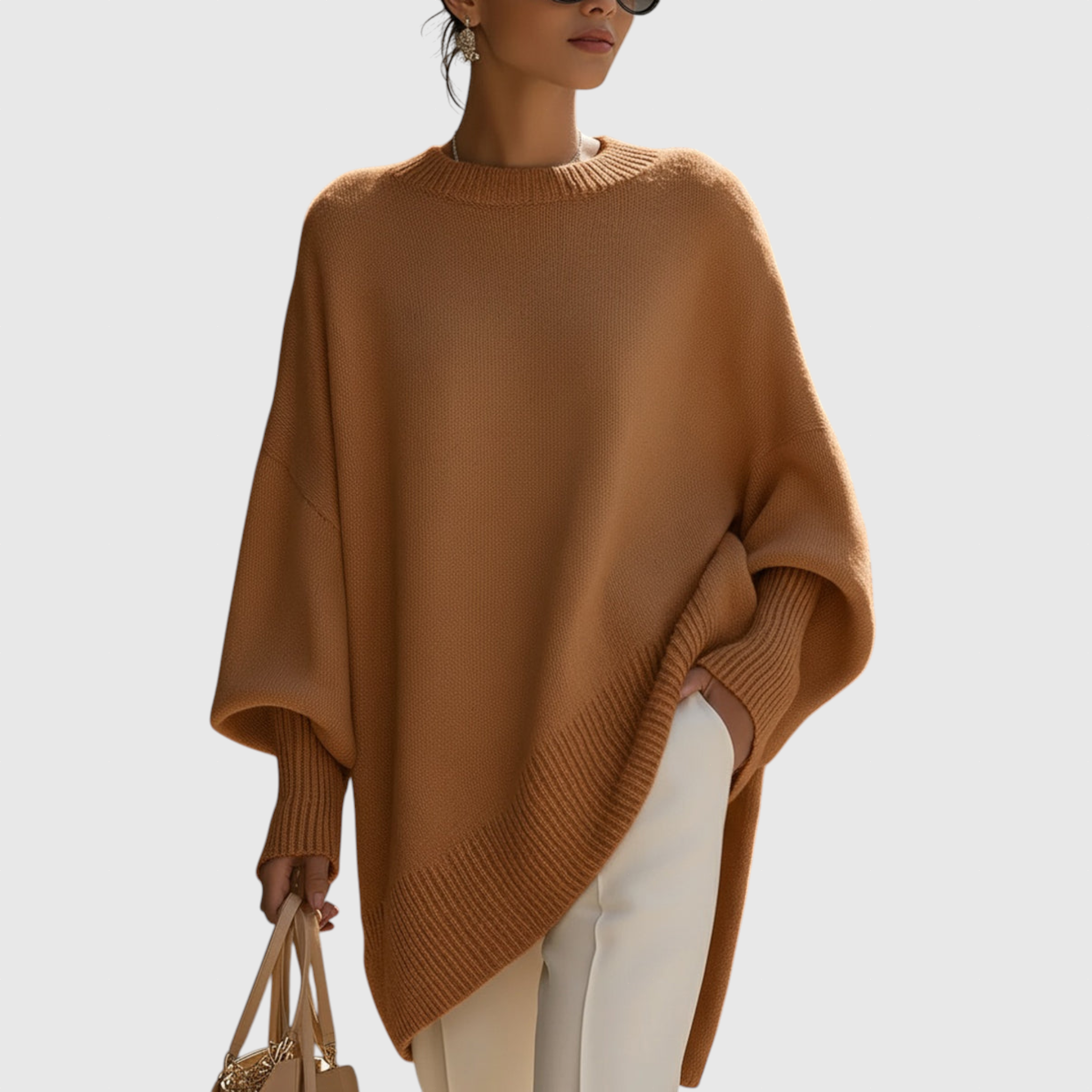 Adela - Elegant sweater with a relaxed silhouette