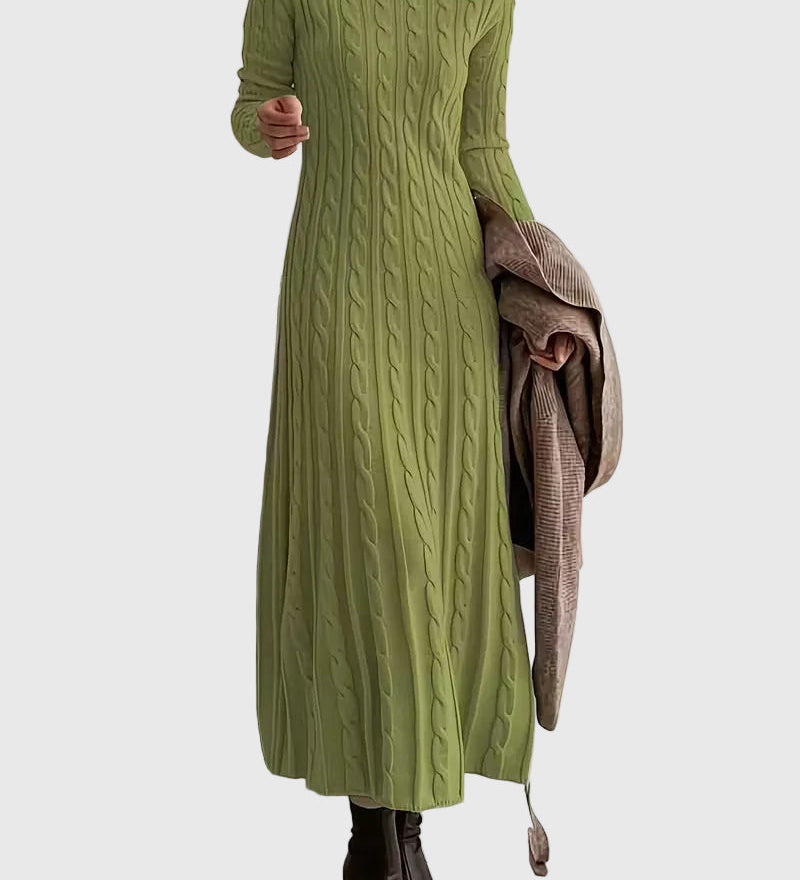 Vanessa - Elegant Knitted Maxi Dress
