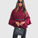 LEA - Stylish jacket with butterfly sleeves and a belt